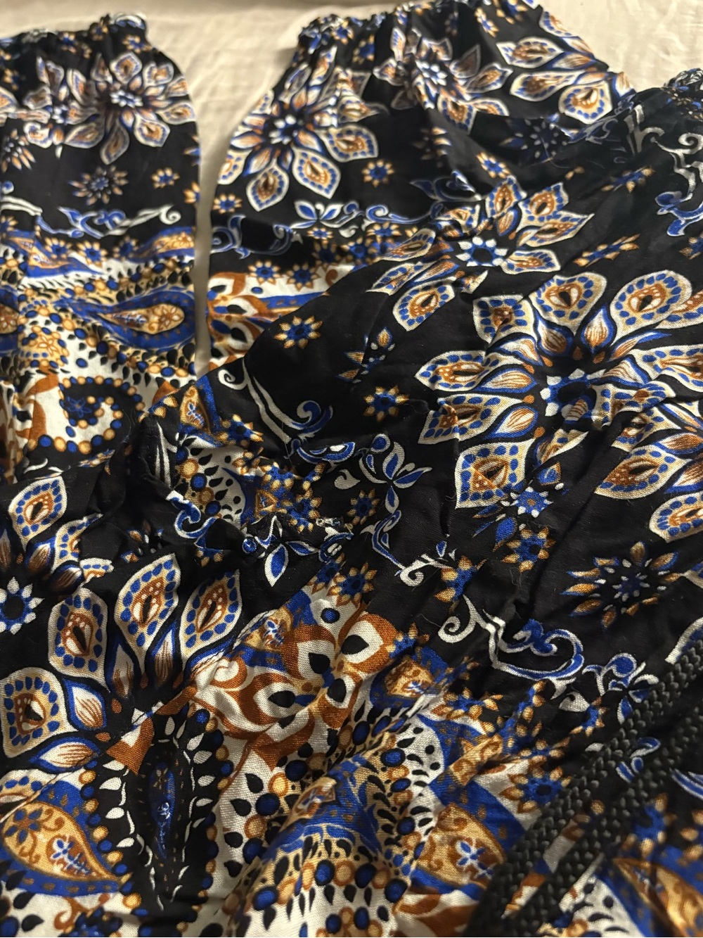 EARTHBOUND Patterned Drawstring Pants - Picture 2 of 3